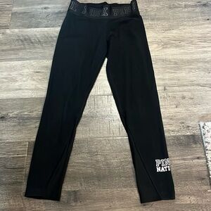 PINK leggings size XS black